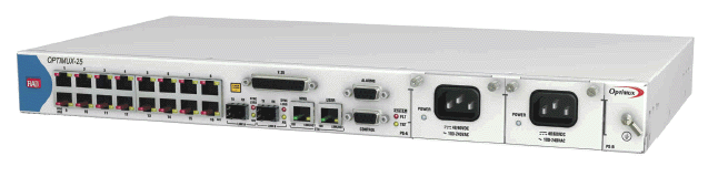RAD Optimux-25 ( OP-25 ) fiber optic mux