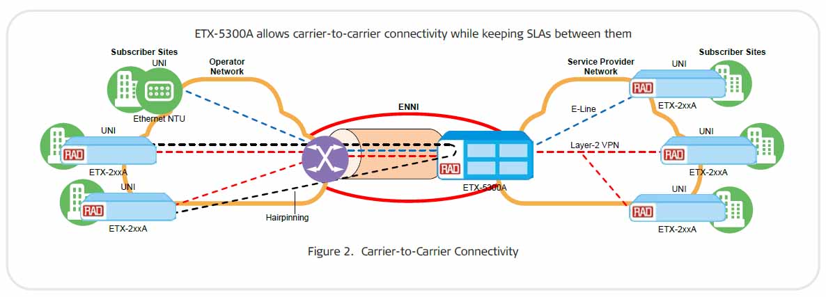 ETX-5300A Carrier to Carrier Connectivity